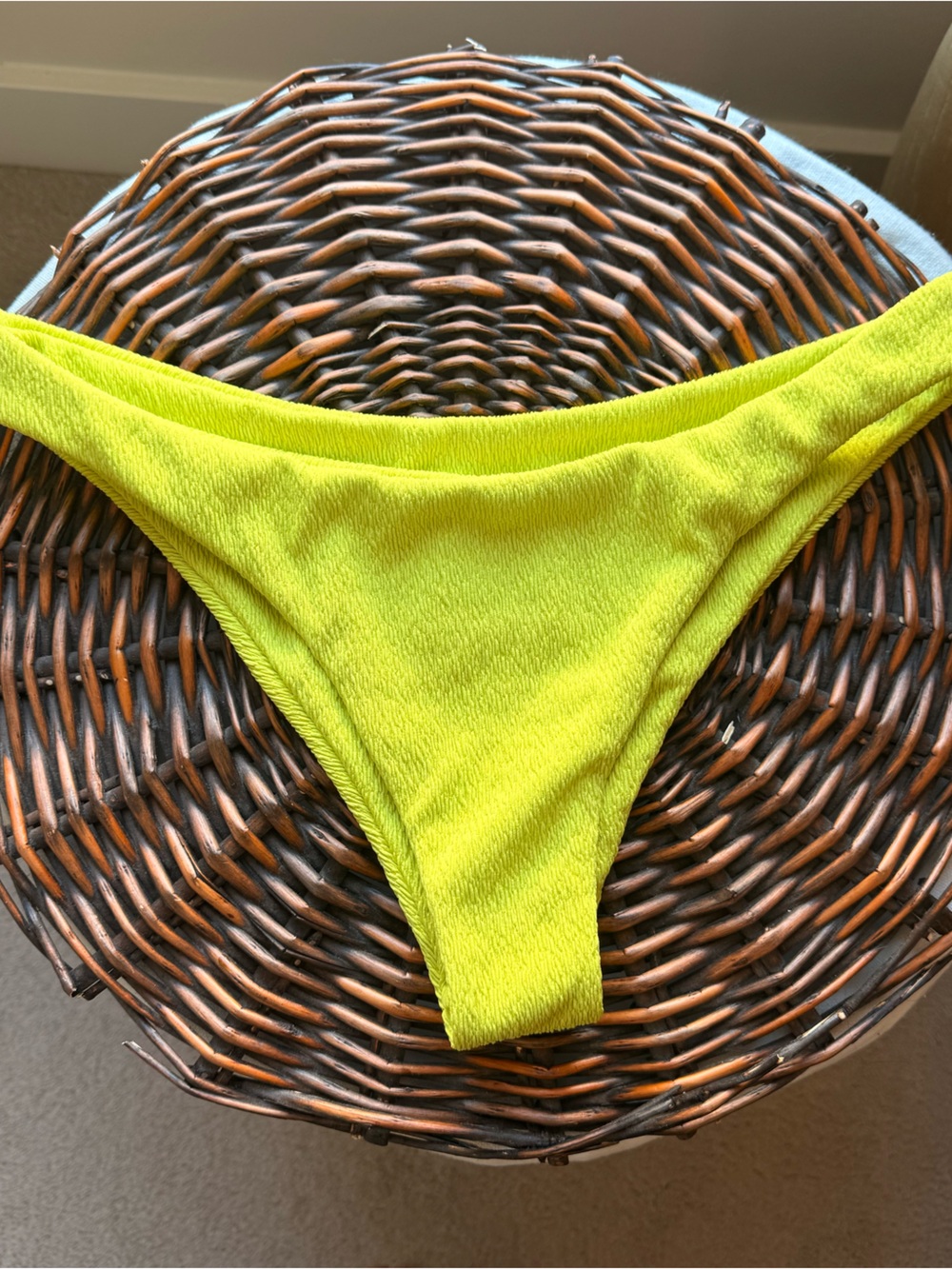Neon Yellow Bikini Bottom
